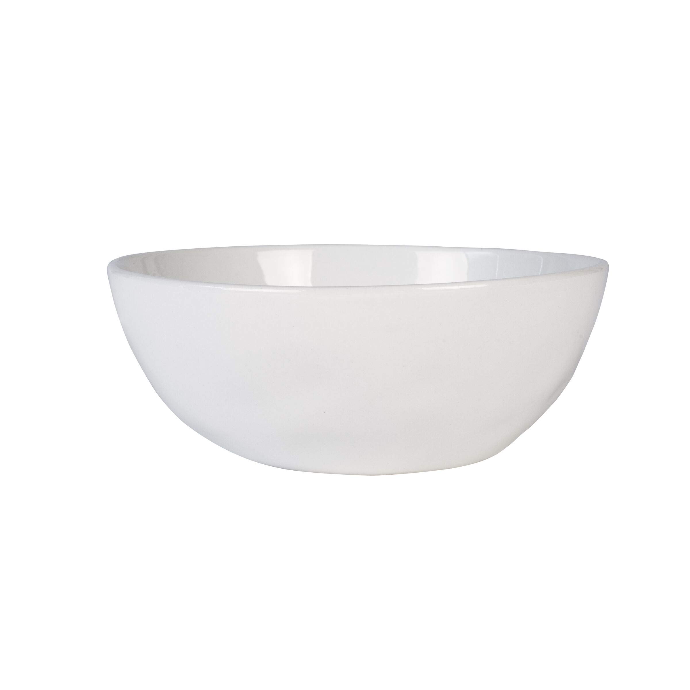 Everyday White by Fitz and Floyd Organic 21 Ounce Soup Cereal Bowls, Set of 4