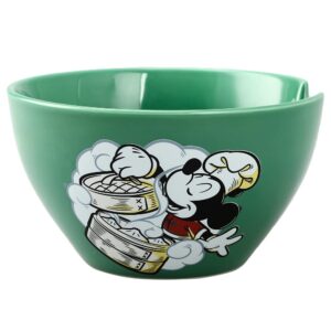 Bioworld Disney Mickey & Minnie 20 oz Ramen Bowl with Chopsticks