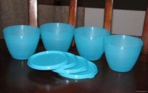 tupperware (4) refrigerator bowl set