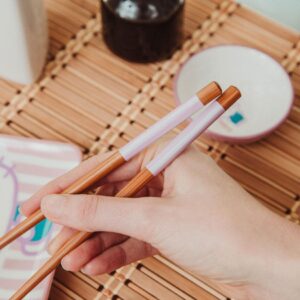 Sanrio Hello Kitty Pink 3-Piece Ceramic Sushi Set With Sauce Bowl and Chopsticks