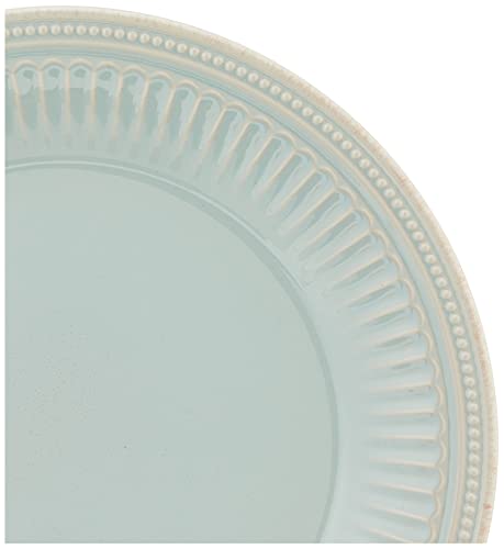 Lenox 870009 French Perle Groove 12-Piece Plate & Bowl Set Blue