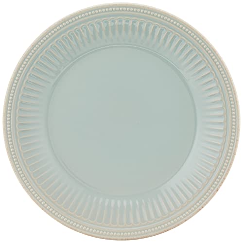 Lenox 870009 French Perle Groove 12-Piece Plate & Bowl Set Blue