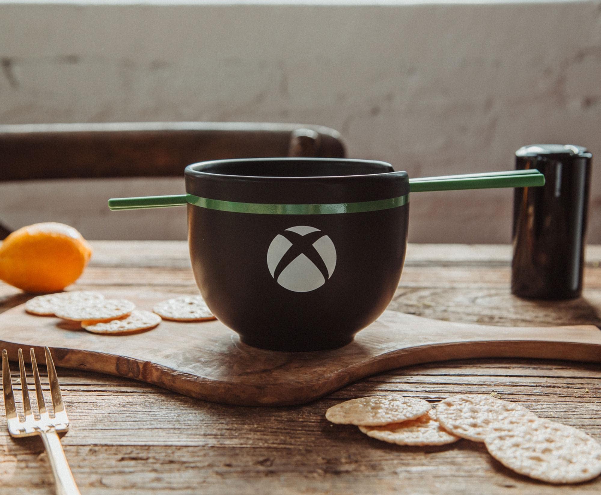 Ukonic Xbox Series X Logo 20-Ounce Ramen Bowl and Chopstick Set