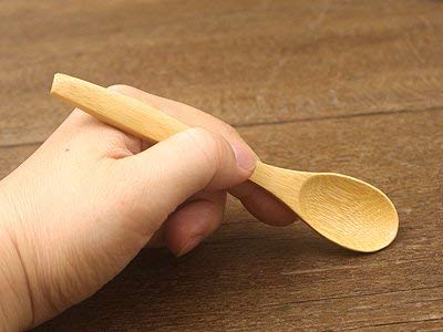 Zen Table Japan Pick Your Design CHAWAN-MUSHI 6.7 oz Cup with Bamboo Spoon -Set of 4- Made in Japan (Tokusa)