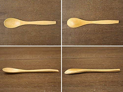 Zen Table Japan Pick Your Design CHAWAN-MUSHI 6.7 oz Cup with Bamboo Spoon -Set of 4- Made in Japan (Tokusa)