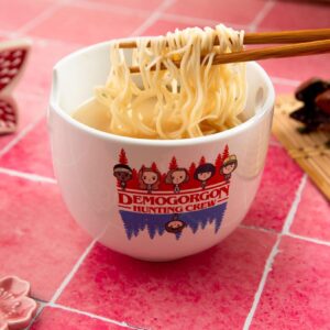 Stranger Things Demogorgon Hunting Crew 20-Ounce Ramen Bowl and Chopstick Set