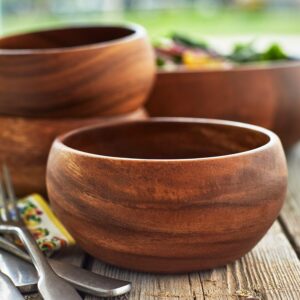 Sur La Table Acacia Wood Salad Bowl