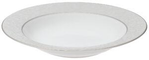 mikasa parchment rim soup bowl, 12-ounce, white