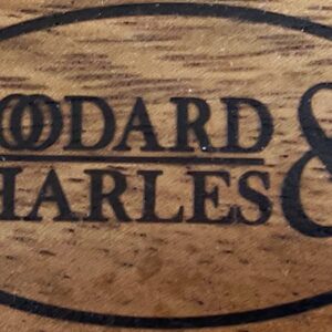 Woodard & Charles Wood Serving Bowls for Salad, Snack, Fruit, Chips, or Candy (13" x 5" Bowl with Servers)