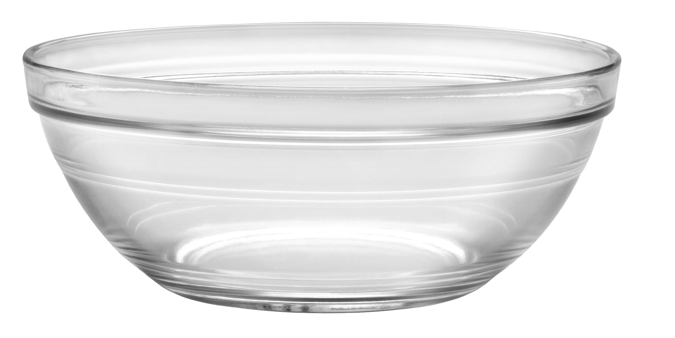 Duralex - Lys Stackable Clear Bowl 20 cm (7 7/8 in) Set Of 6