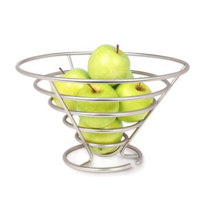 Spectrum Diversified Euro Fruit Bowl, Satin Nickel