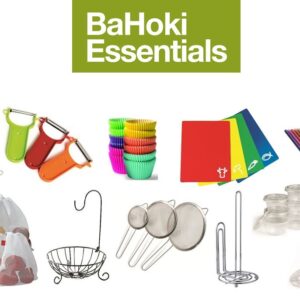 BaHoki Essentials Fruit Tree Bowl with Foldable Banana Hanger, Wire Storage Basket (Copper/Rose Gold)