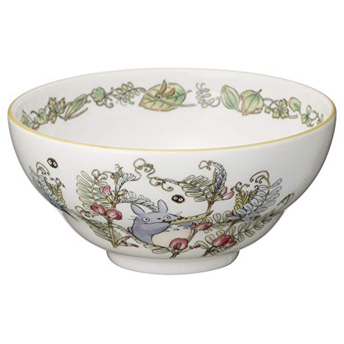 Noritake TT97890/4924-11 My Neighbor Totoro Rice Bowl, 9.2 fl oz (260 cc), Microwave Safe, 1 Piece, Bone China