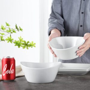 Yedio 40 oz Salad Bowls 32 oz Porcelain Bowls