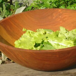 Extra Large Handmade Wood Salad Bowl Salad Lovers Gift