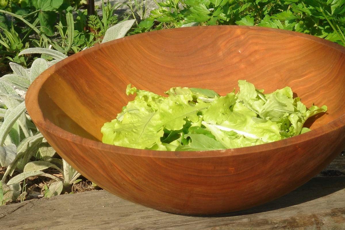 Extra Large Handmade Wood Salad Bowl Salad Lovers Gift