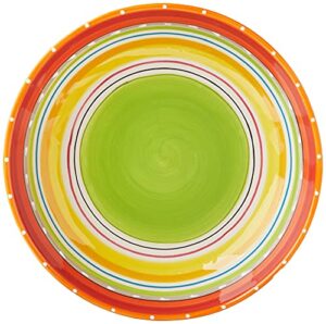 certified international mariachi serving/pasta bowl, 13.25" x 3", multicolor