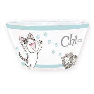 abystyle chi's sweet home chi cat & friends ceramic cereal soup bowl 16 oz. anime manga home & kitchen essentials gift dishwasher microwave safe
