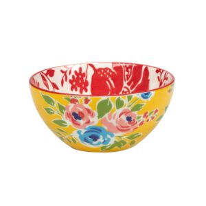 Certified International Damask Floral 6.25"All Purpose Bowls, Set of 6 Assorted Designs,