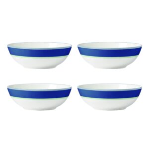 kate spade new york make it pop all-purpose bowls, s/4, 3.50, navy/green