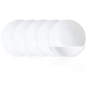 Luminarc P2170 Harena 6.25" All Purpose Bowl, Set of 6, Set, 1, White