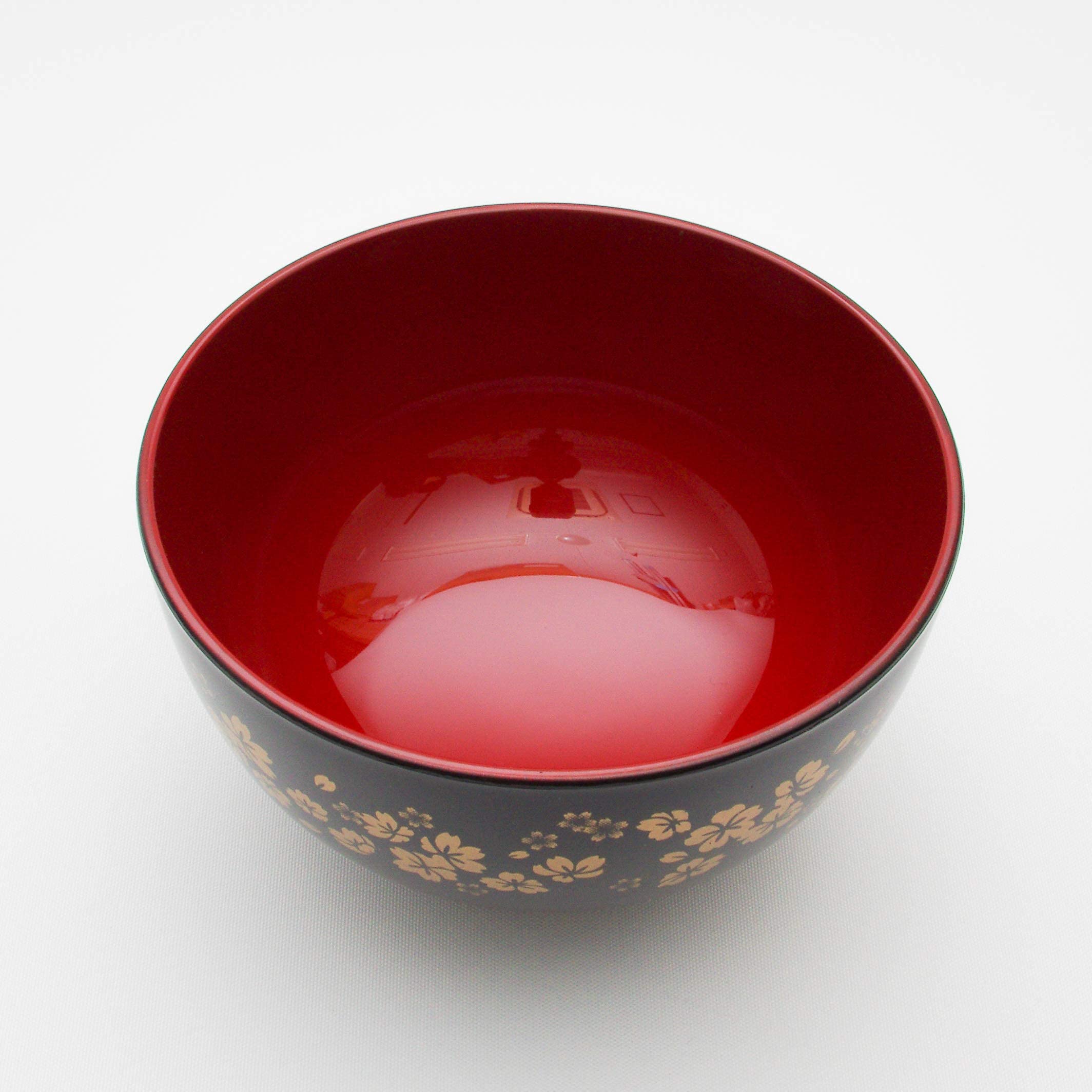 OTSUMAMI TOKYO Sakura Cherry Brossom Pattern Soup Bowl, Tonjiru Cup for Miso Soup, Noodles, Rice bowl, Donburi Dishwasher Safe, Made in Japan (2pcs, Small 4.3 x 2.6 in. 12.2 fl oz)