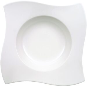 villeroy & boch new wave pasta plate, white, large