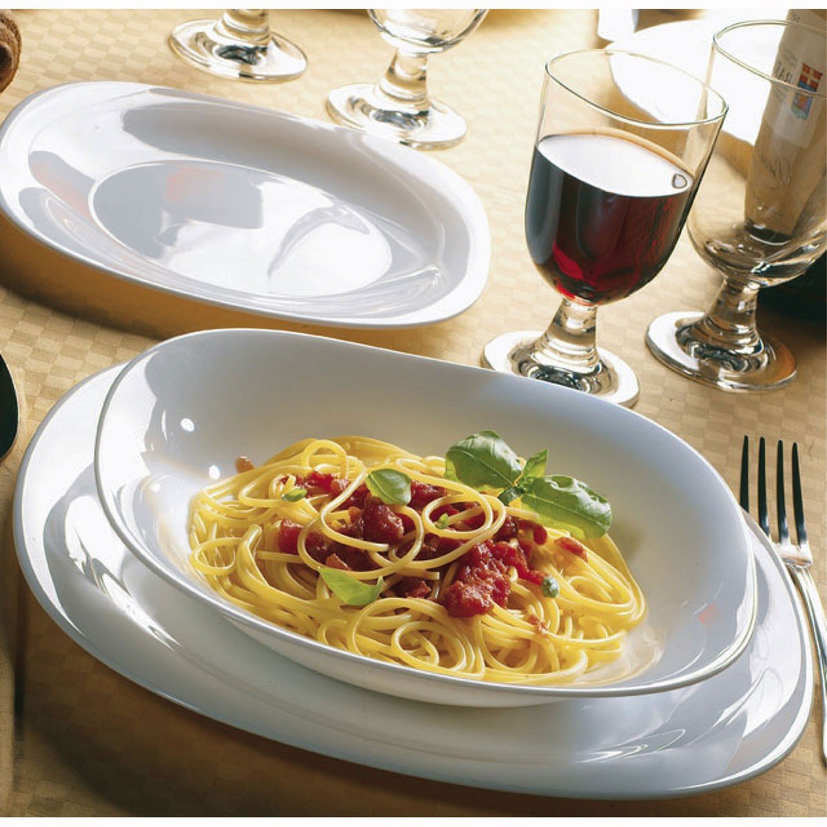 Bormioli Rocco Parma Dishes, Small Bowls, White