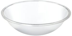 winco pbb-15 polycarbonate pebbled bowl, 15.75-inch diameter, medium, clear