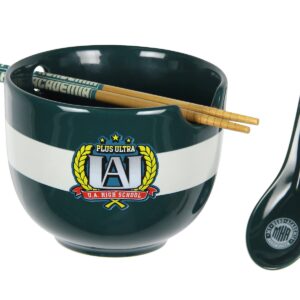 My Hero Academia Anime Deku Ramen Noodle Bundle with Bowl, Spoon, and Chopsticks