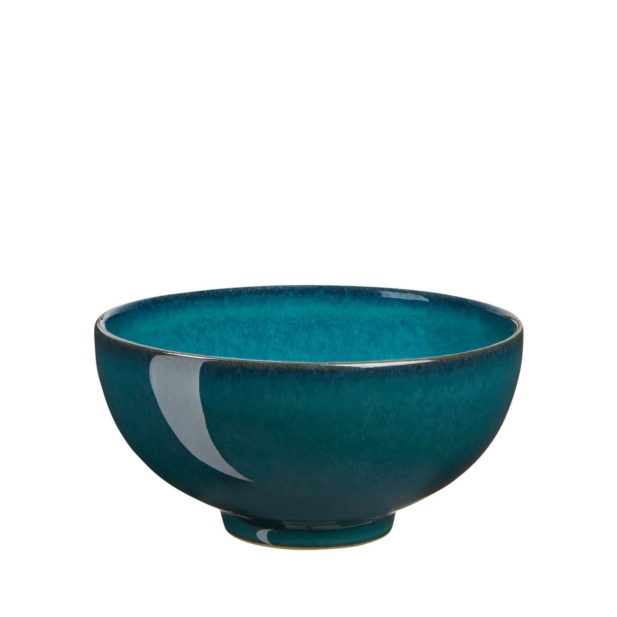 Denby Greenwich Rice Bowl Set of Four, Green, 024048045,13 x 13 x 6.5 cm; 1.13 Kilograms