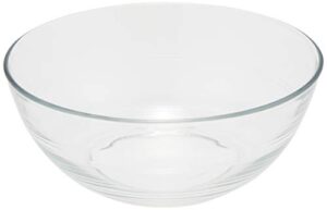 duralex made in france lys 1quart clear round bowl, set of 6