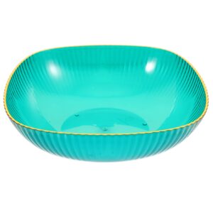 fish bowl home entertaining fruit bowl plastic dessert bowls large serving bowl with gold trim fruit basket vegetable bowl snack candy bowl dried fruit tray for kitchen candy dish