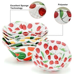 Soup Bowl Cozy Bowl Huggers: 6 PCS Microwave Bowl Huggers Hot Bowl Cozy Holder｜Bowl Holders for Hot Food Bowl Huggers Microwave Safe Holder Bowl Pot Holders for Microwave Bowl Cozies Hot Bowl Holder