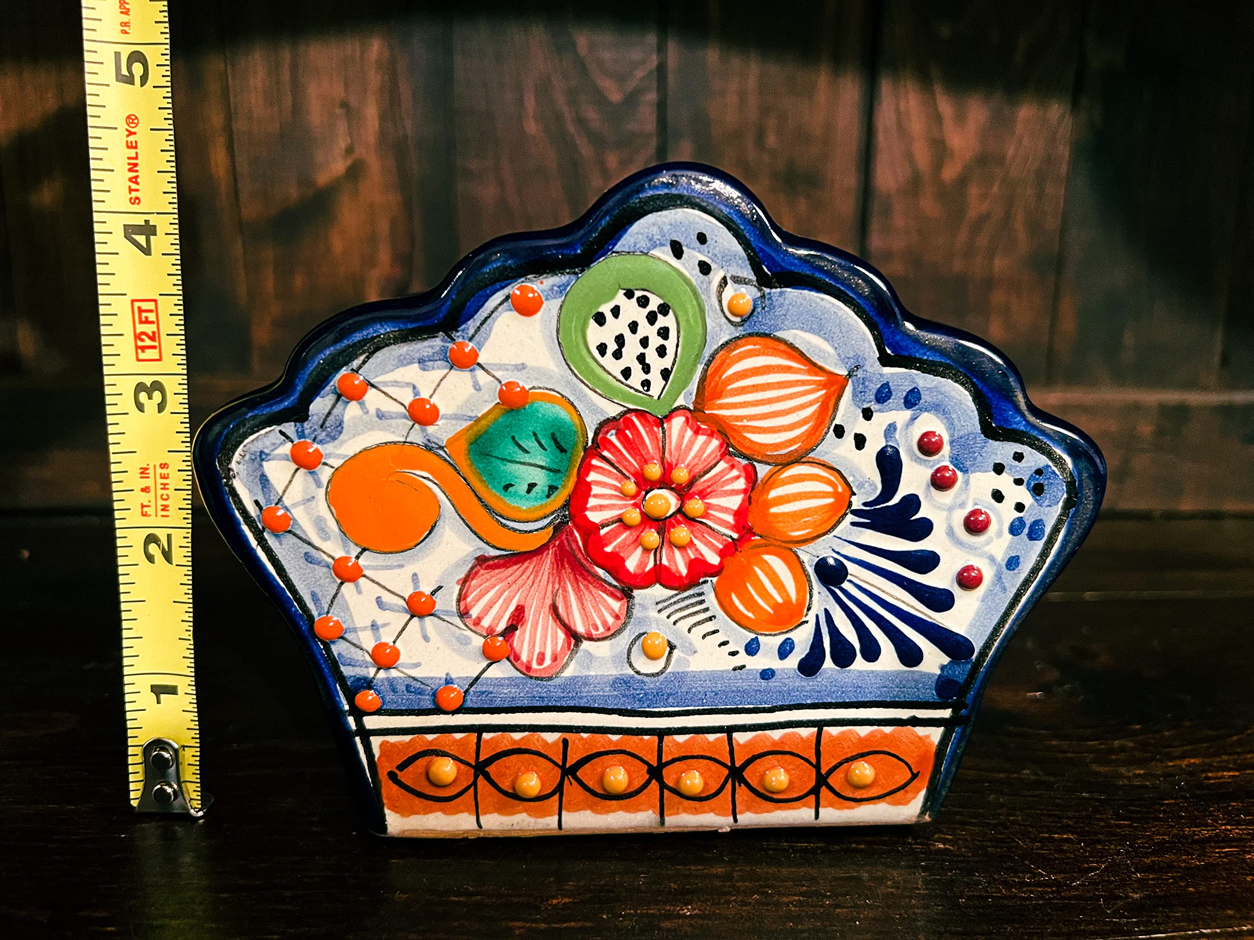 Napkin Holder Servilletero Handmade Talavera