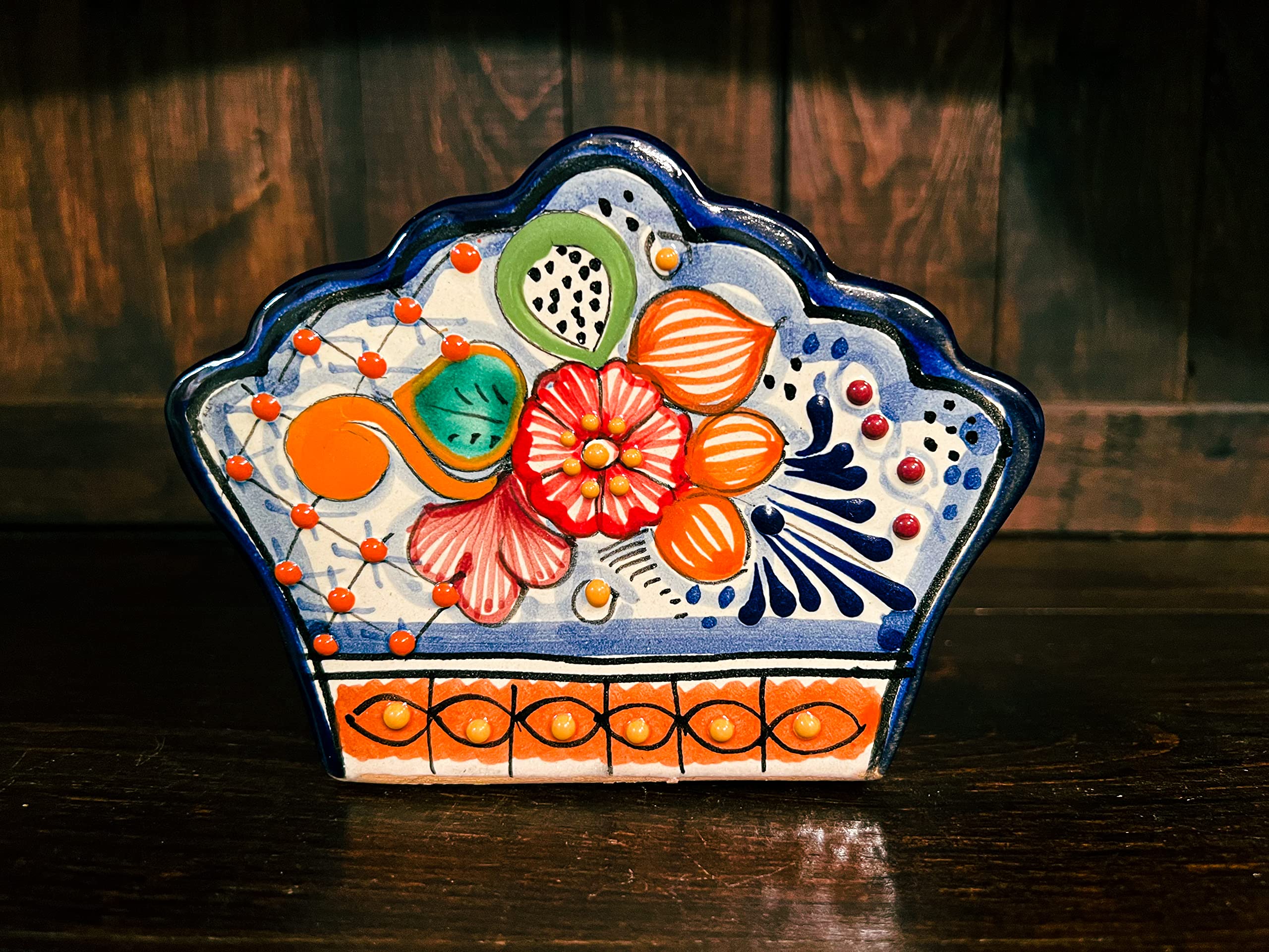 Napkin Holder Servilletero Handmade Talavera