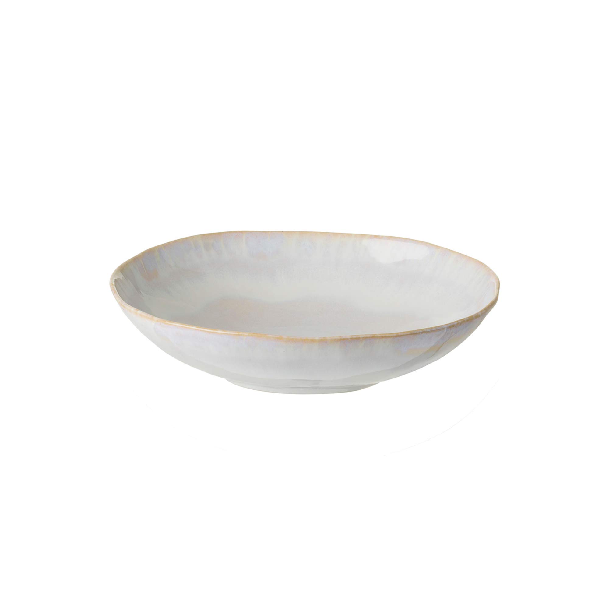 Costa Nova Ceramic Stoneware Soup & Pasta Bowl - Brisa Collection, Sal (White) | Microwave & Dishwasher Safe Dinnerware | Food Safe Glazing | Restaurant Quality Tableware