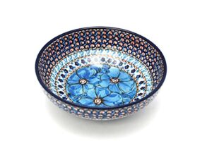 polish pottery bowl - contemporary salad - unikat signature - u408c