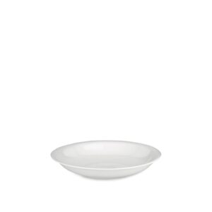 alessi "all-time" soup bowls in bone china (set of 4), white, large