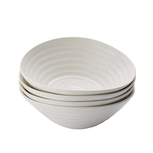 Portmeirion Sophie Conran White Dinnerware Cereal Bowl, 7.25-Inch