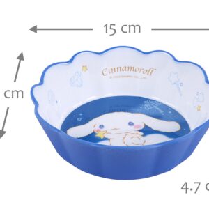 Cinnamoroll Blue Dinnerware Flatware Meal Set – Plate Bowl Cup Spoon, 4 pieces