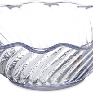 Carlisle FoodService Products 453307 Plastic Dessert Bowls, 13 oz, Clear