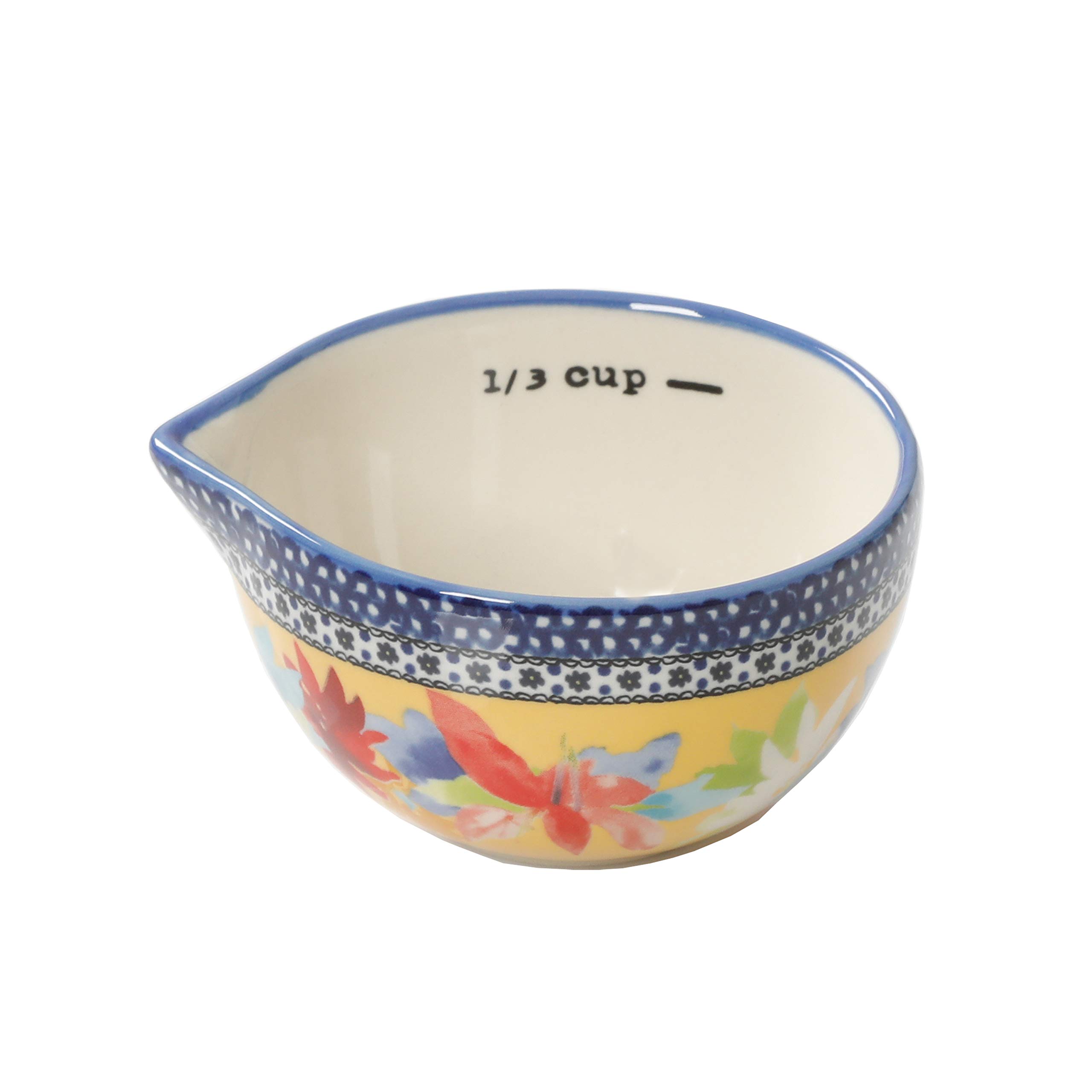 The Pioneer Woman"Dazzling Dahlias" 4-Piece Measuring Bowl Set