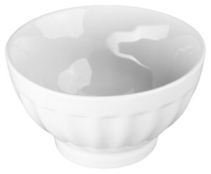 bia cordon bleu 8-ounce fluted bowl, set of 4, white (900307s4sioc)