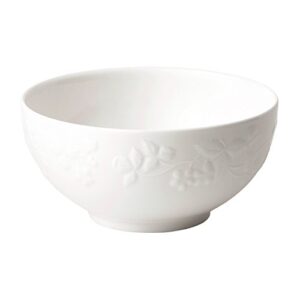 wedgwood wild strawberry white soup/cereal bowl