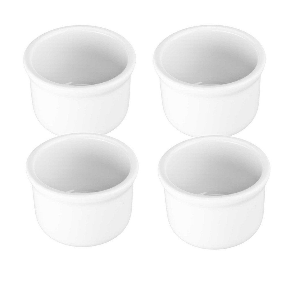 BIA Cordon Bleu 16-Ounce White Porcelain Chili Bowls, Set of 4