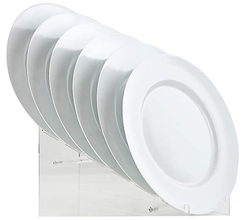 Calypso Basics by Reston Lloyd Melamine Dinner Plate, Set of 6, White