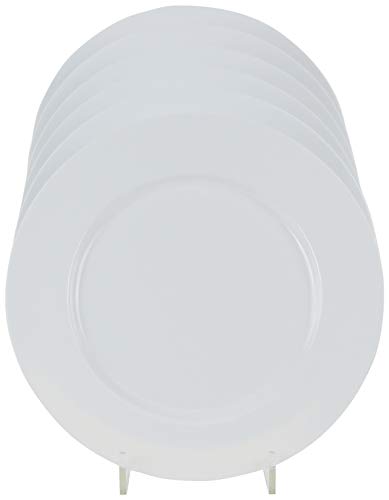 Calypso Basics by Reston Lloyd Melamine Dinner Plate, Set of 6, White