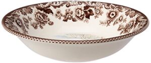spode woodland ascot cereal bowl, red fox, 8” | perfect for oatmeal, salads, and desserts | made in england from fine earthenware | microwave and dishwasher safe