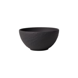 villeroy & boch - 1042391900 manufacture rock rice bowl, 20.25 oz, premium porcelain, gray